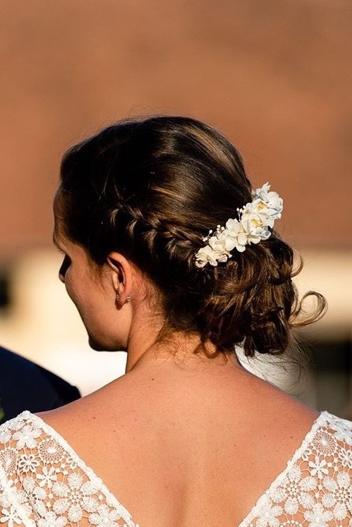 10 Fleurs Artificielles En Mousseline Jaune – Têtes De Fleurs Pour Décoration Mariage, Accessoires Cheveux, DIY, Réalistes