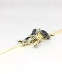 Bracelet de demoiselles d'honneur Céleste - Collection Couture - Demoiselles d'honneur - Tons bleus et ivoire - Fleurs séchées et stabilisées