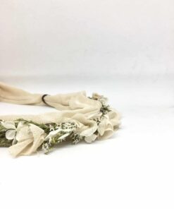 Couronne de fleurs voile Billie - hotographie Anaïs NanniniCollaboration entre l'Amoureuse by Ingrid Fey et les Fleurs Dupont - Couleur blush
