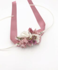 Bracelet demoiselles d'honneur Lilla en fleurs séchées