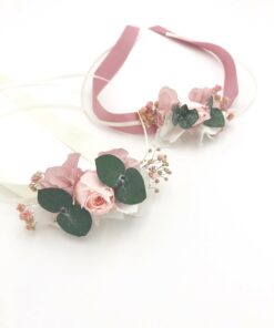 Bracelets de demoiselles d'honneur Confetti en fleurs stabilisées