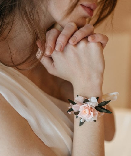 Bracelet en fleurs stabilisées Lima