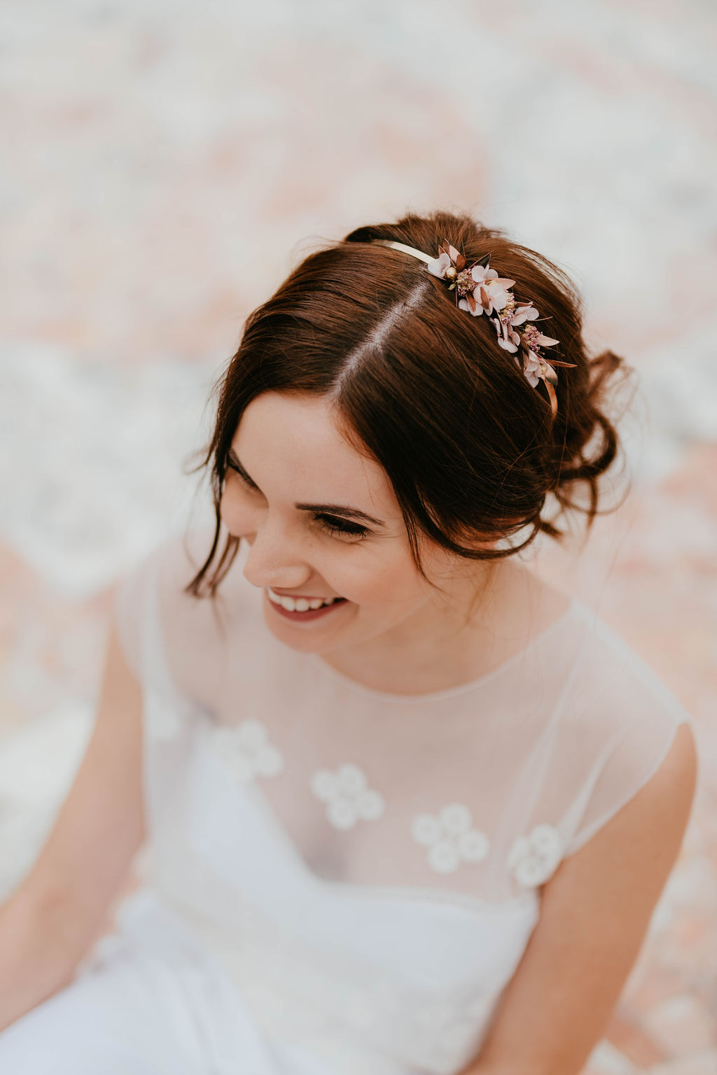 Headband de fleurs Phyra version Mini - Les Fleurs Dupont