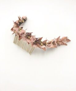 Peigne de fleurs cuivrées Phyra - Les Fleurs Dupont