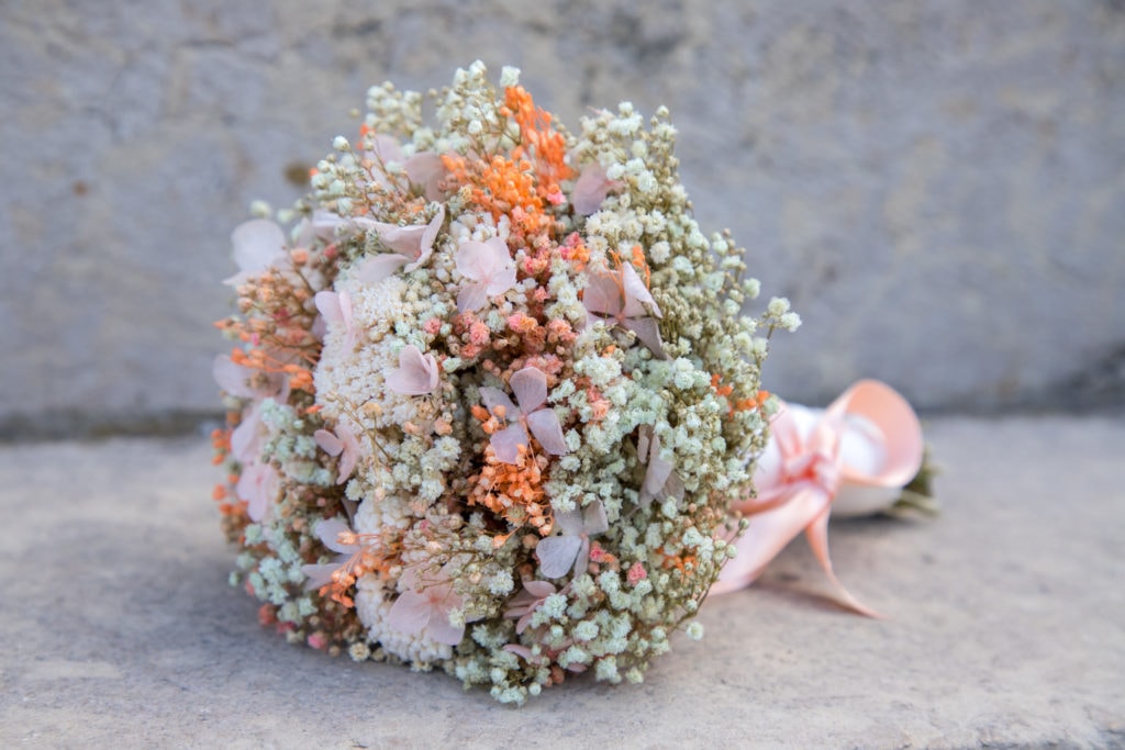 Bouquet de la mariée Candi en fleurs stabilisées - les Fleurs Dupont