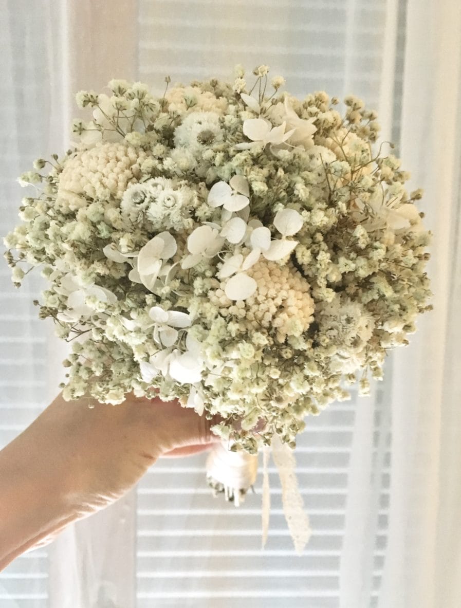 Bouquet de la mariée Immortelle - Les Fleurs Dupont - Mariages élégants