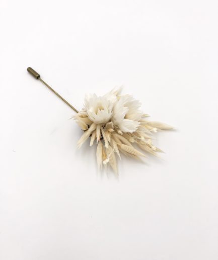 Boutonnière en fleurs Auguste - Mariage Folk - Les Fleurs Dupont