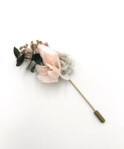 Boutonnière en fleurs Confetti - Les Fleurs Dupont - Mariage romantique