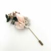 Boutonnière en fleurs Confetti - Les Fleurs Dupont - Mariage romantique