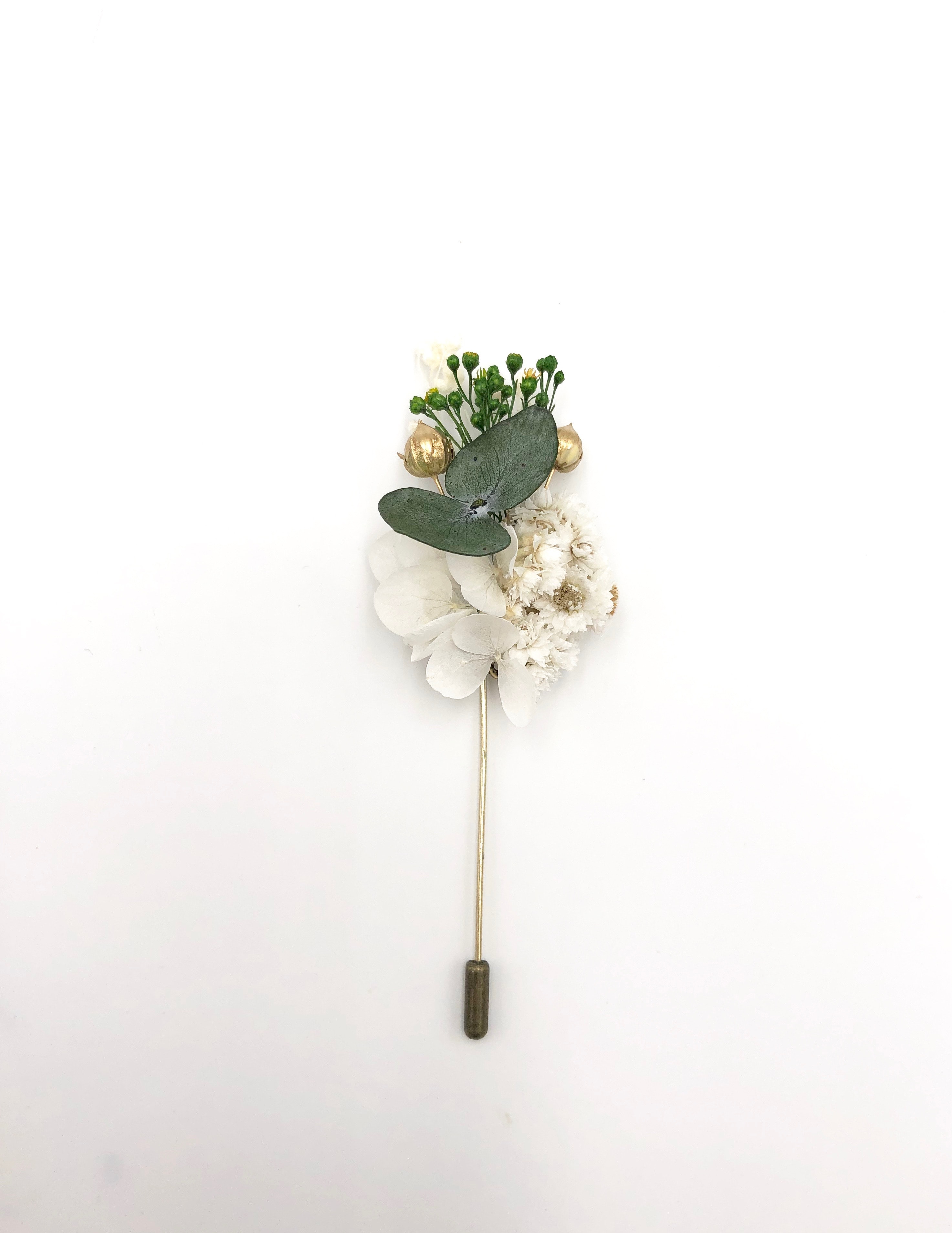 broche fleurs mariage