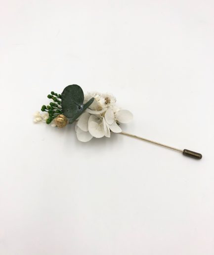broche fleurs mariage