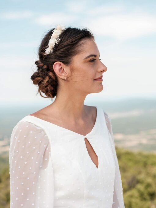 Headband de mariage Nimbe - Les Fleurs Dupont