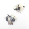 Peigne mini Horizon duo en fleurs stabilisées