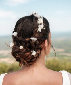Set headband et pics Horizon en fleurs stabilisées - Les Fleurs Dupont