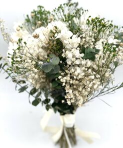Bouquet en fleurs séchées Minthé pour la mariée