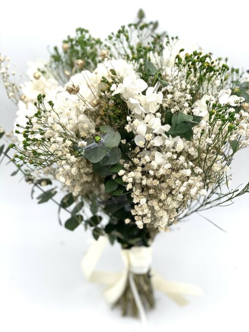 Bouquet en fleurs séchées Minthé pour la mariée