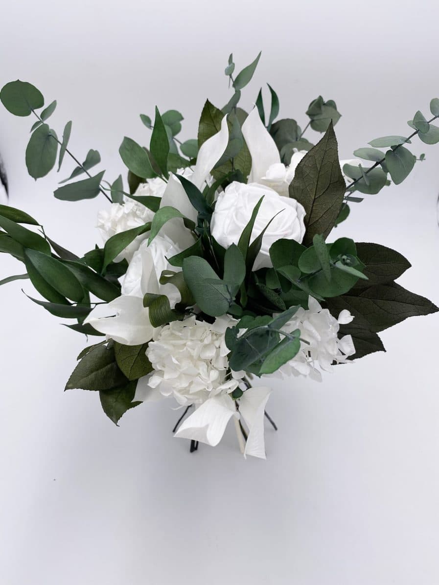 Bouquet en fleurs stabilisées Foglia pour la mariée