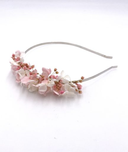 Headband en fleurs stabilisées Candi mini pour la mariée