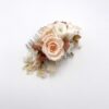 Peigne avec roses stabilisées Blush pour la mariée