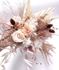 Bouquet de la mariée en fleurs stabilisées Chérie