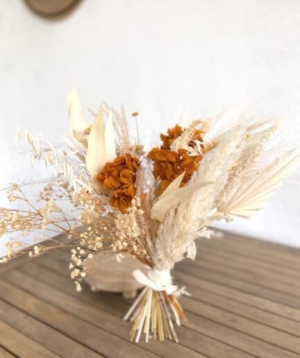 Bouquet de décoration Safran en fleurs séchées