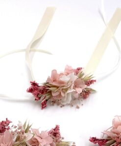 bracelet Jardin en fleurs séchées et stabilisées